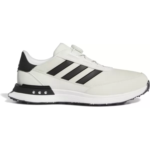 imageadidas Mens S2G Spikeless BOA 24 Golf ShoeOrbit GreyCore BlackFootwear White