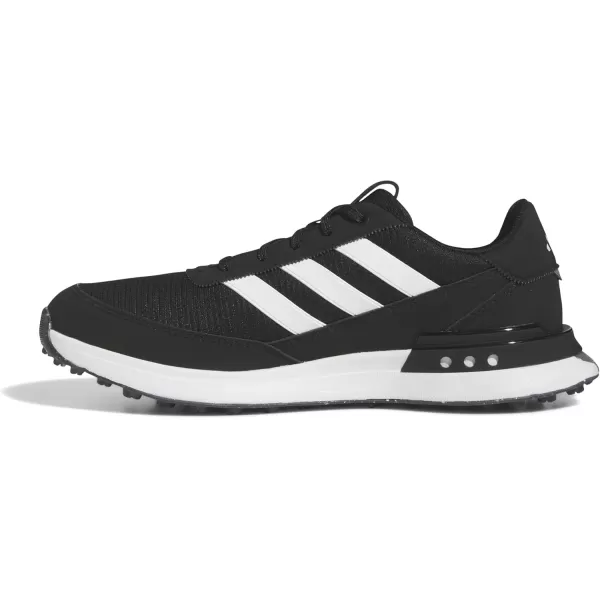 imageadidas Mens S2g Spikeless 24 Golf ShoeCore BlackFootwear WhiteIron Metallic