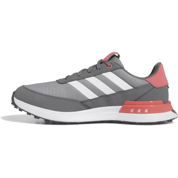 imageadidas Mens S2g Spikeless 24 Golf ShoeGrey ThreeFootwear WhitePreloved Scarlet