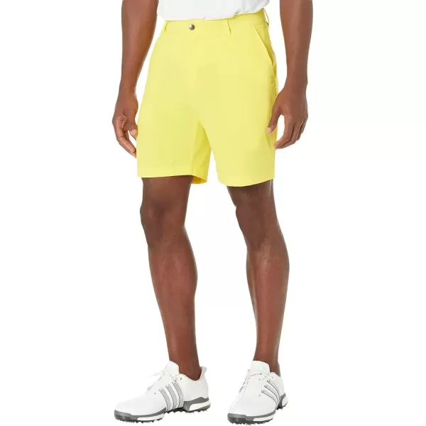 imageadidas Mens Ultimate365 85 quot Golf ShortsImpact Yellow