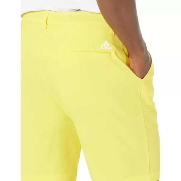 imageadidas Mens Ultimate365 85 quot Golf ShortsImpact Yellow