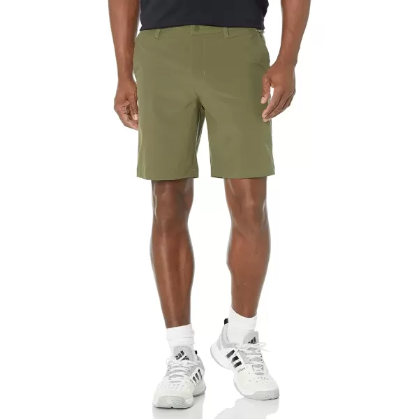 imageadidas Mens Ultimate365 85 quot Golf ShortsOlive Strata