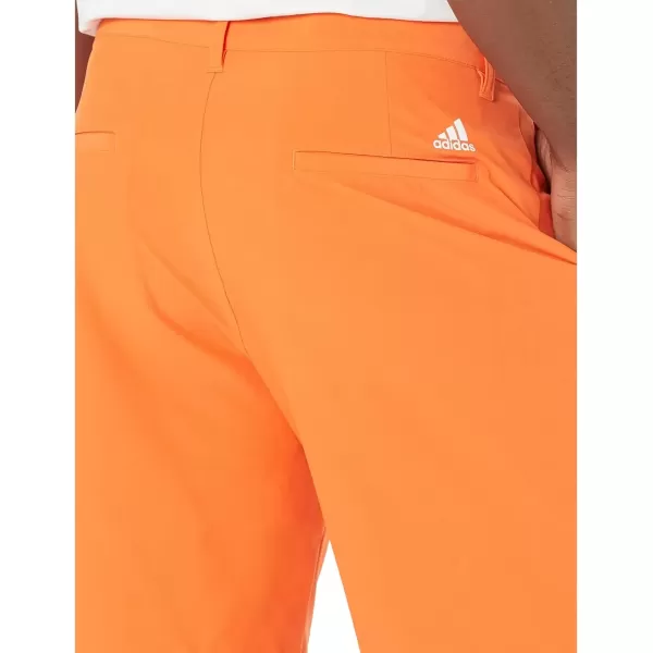 imageadidas Mens Ultimate365 85 quot Golf ShortsSemi Impact Orange