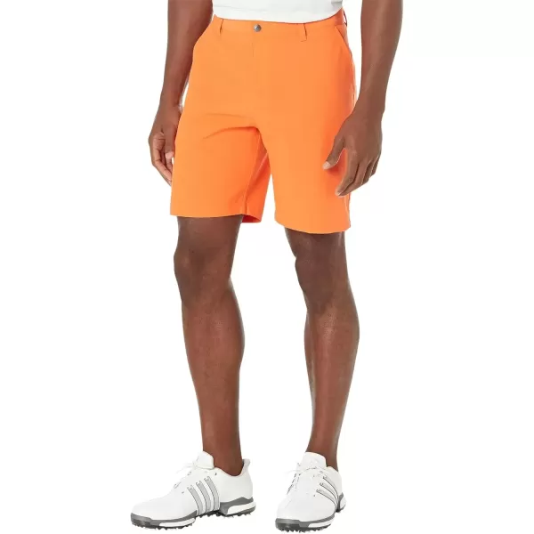 imageadidas Mens Ultimate365 85 quot Golf ShortsSemi Impact Orange