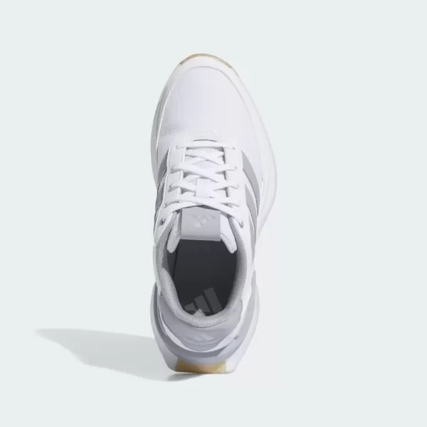 imageadidas UnisexChild S2g Spikeless 24 Golf ShoesFootwear WhiteHalo SilverGum 4