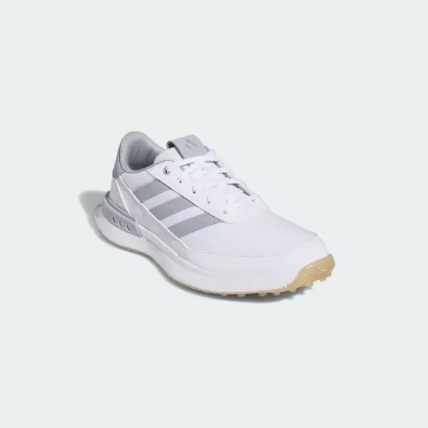 imageadidas UnisexChild S2g Spikeless 24 Golf ShoesFootwear WhiteHalo SilverGum 4