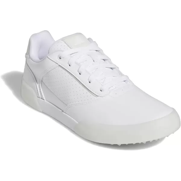 imageadidas Womens Retrocross Spikeless Golf ShoeFootwear WhiteCrystal JadeOff White