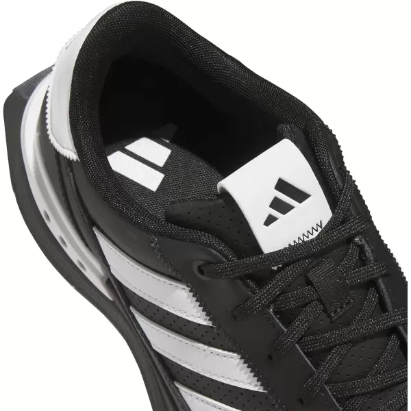 imageAdidas Mens S2g Spikeless Leather 24 Golf ShoesCore BlackFootwear WhiteIron Metallic