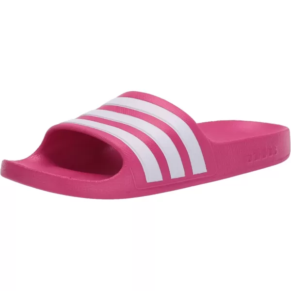 imageadidas Adilette Aqua Slides Water ShoeReal MagentaWhiteReal Magenta