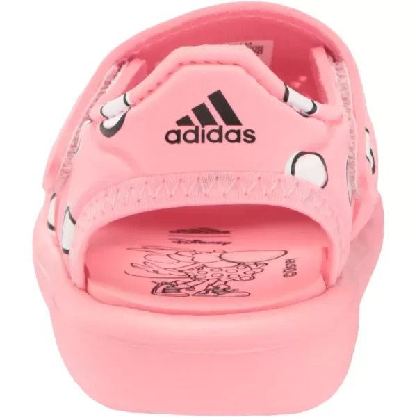imageadidas Kids Adilette Comfort Slide SandalSuper PopWhiteBlack
