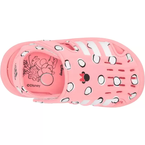 imageadidas Kids Adilette Comfort Slide SandalSuper PopWhiteBlack