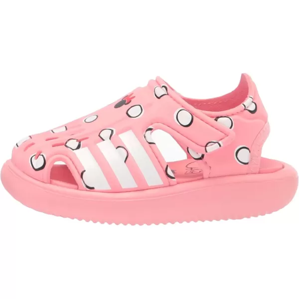 imageadidas Kids Adilette Comfort Slide SandalSuper PopWhiteBlack