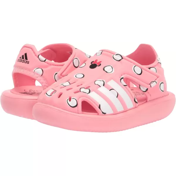 imageadidas Kids Adilette Comfort Slide SandalSuper PopWhiteBlack