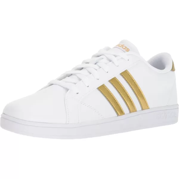 imageadidas Kids Baseline SneakerWhiteMatte GoldBlack