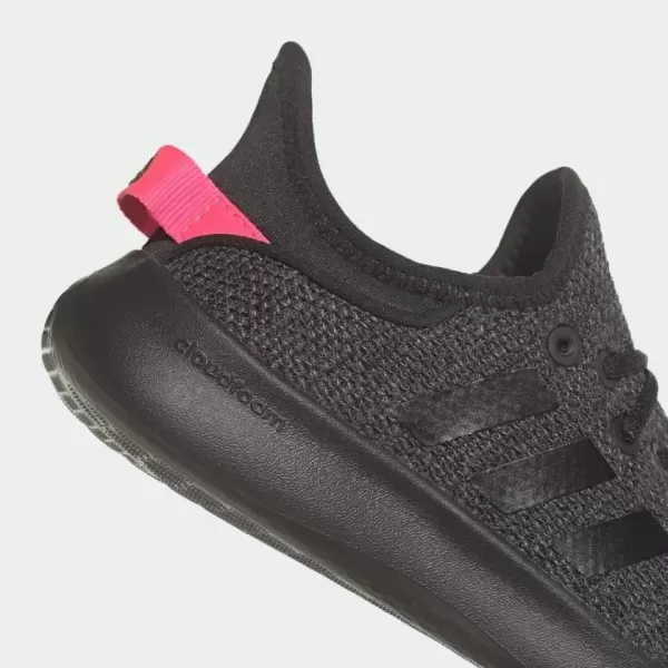 imageadidas Kids Cloudfoam Pure Running ShoeCore BlackCore BlackLucid Pink