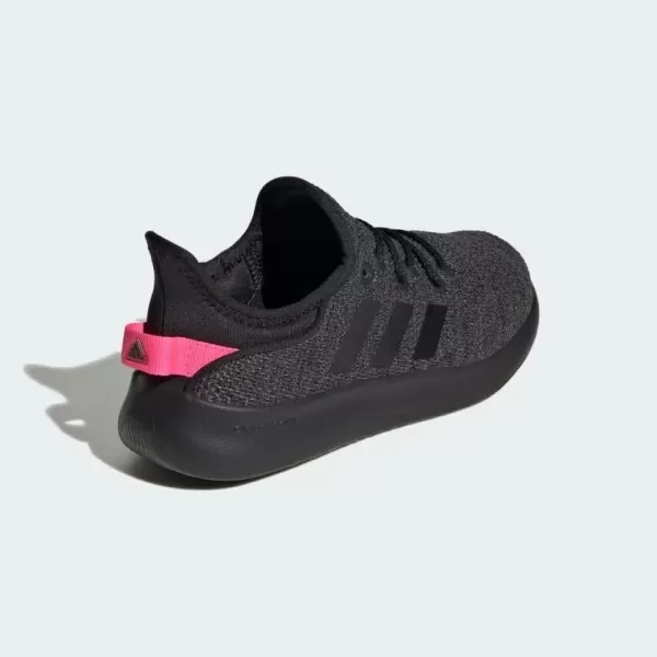 imageadidas Kids Cloudfoam Pure Running ShoeCore BlackCore BlackLucid Pink