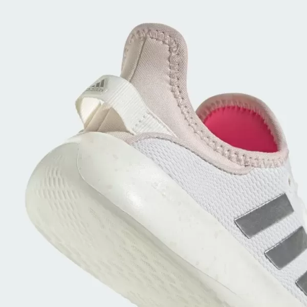 imageadidas Kids Cloudfoam Pure Running ShoeOff WhiteSilver MetallicPutty Mauve