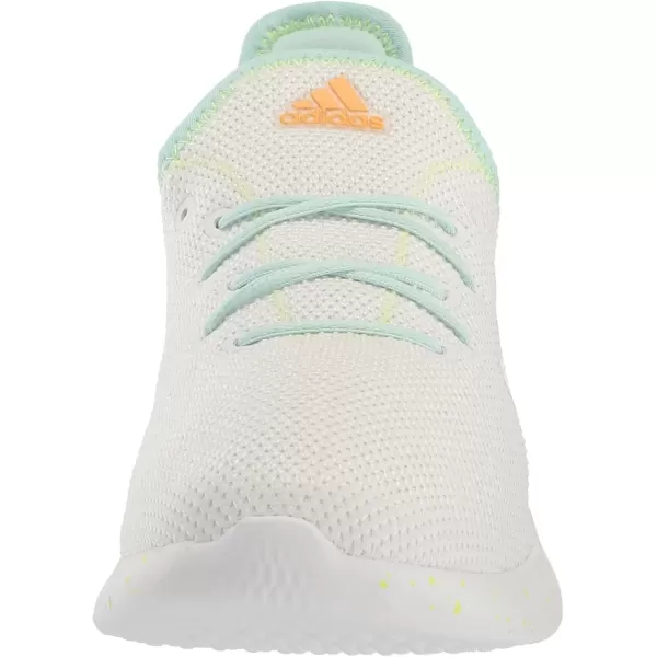 imageadidas Kids Cloudfoam Pure Running ShoeWhiteSemi Flash AquaPulse Lime