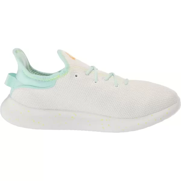 imageadidas Kids Cloudfoam Pure Running ShoeWhiteSemi Flash AquaPulse Lime