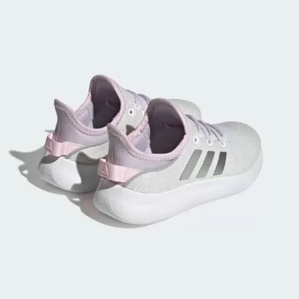 imageadidas Kids Cloudfoam Pure Running ShoeWhiteSilver MetallicSilver Dawn