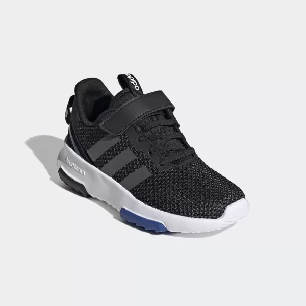 imageadidas Kids Racer Tr 20 Running ShoeBlackGreyTeam Royal Blue Cross Strap