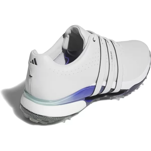 imageadidas Mens Tour360 24 Boa Golf ShoeDash GreyAurora InkCobalt Blue