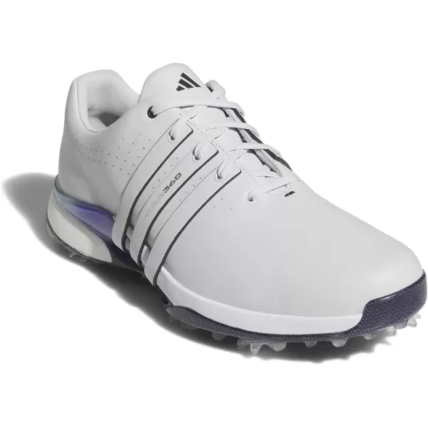 imageadidas Mens Tour360 24 Boa Golf ShoeDash GreyAurora InkCobalt Blue