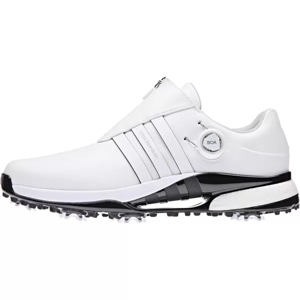 imageadidas Mens Tour360 24 Boa Golf ShoeFootwear WhiteCore Black