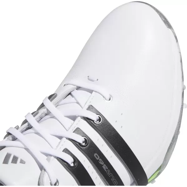 imageadidas Mens Tour360 24 Boa Golf ShoeFootwear WhiteCore BlackGreen Spark