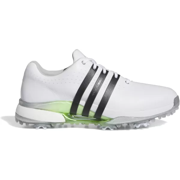 imageadidas Mens Tour360 24 Boa Golf ShoeFootwear WhiteCore BlackGreen Spark