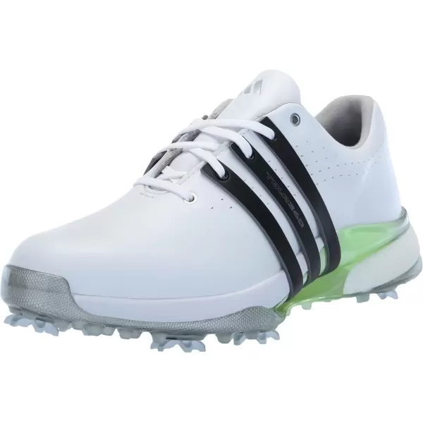 imageadidas Mens Tour360 24 Boa Golf ShoeFootwear WhiteGreen SparkCore Black