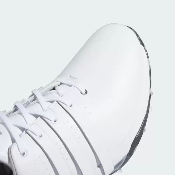 imageadidas Mens Tour360 24 Boa Golf ShoeFootwear WhiteSilver Metallic