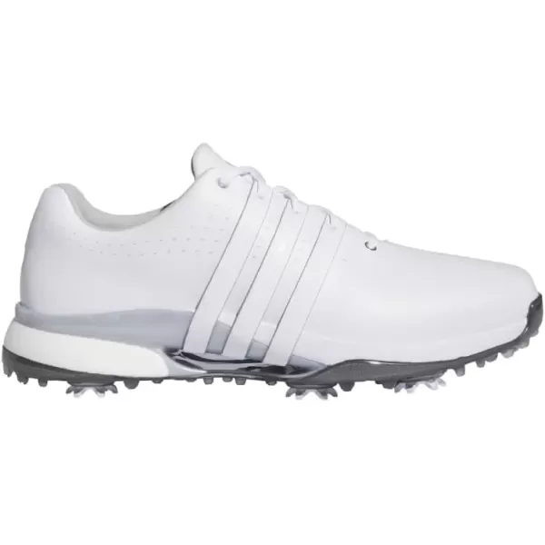 imageadidas Mens Tour360 24 Boa Golf ShoeFootwear WhiteSilver Metallic