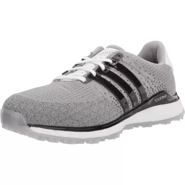 imageadidas Mens Tour360 24 Boa Golf ShoeFtwr WhiteCore BlackGrey Three