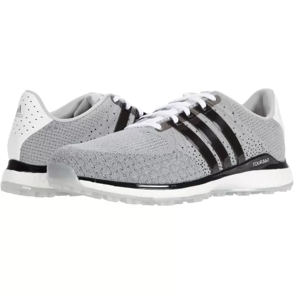 imageadidas Mens Tour360 24 Boa Golf ShoeFtwr WhiteCore BlackGrey Three