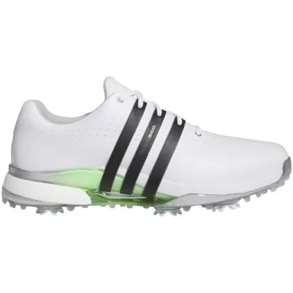 imageadidas Mens Tour360 24 Golf ShoeFootwear WhiteCore BlackGreen Spark