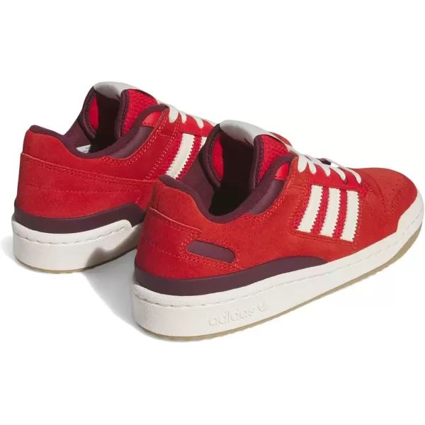 imageadidas Originals BabyBoys Forum Low SneakerCore BlackOffwhiteShadow Red