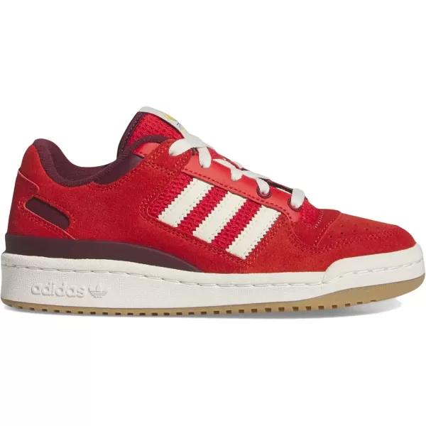 imageadidas Originals BabyBoys Forum Low SneakerCore BlackOffwhiteShadow Red