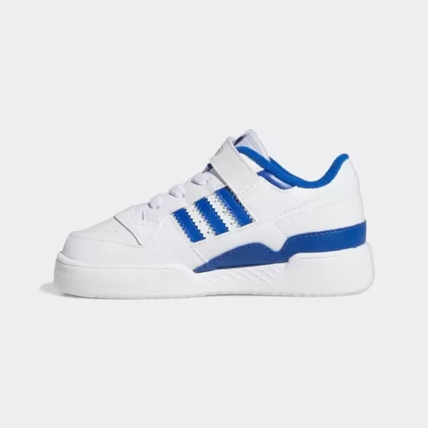 imageadidas Originals BabyBoys Forum Low SneakerWhiteTeam Royal BlueWhite