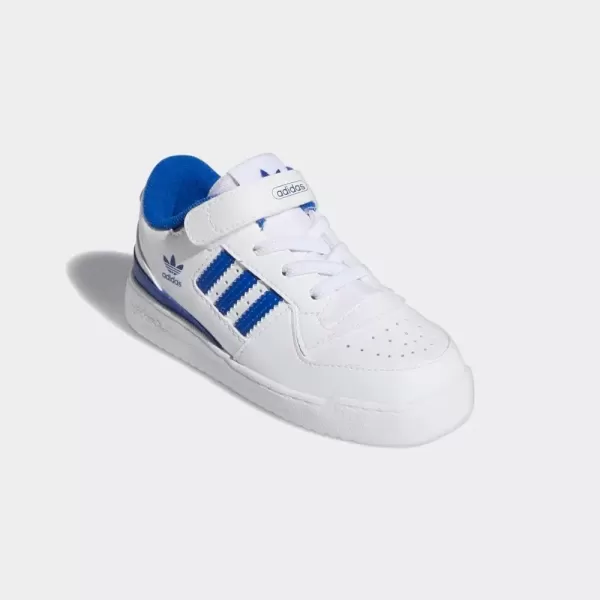 imageadidas Originals BabyBoys Forum Low SneakerWhiteTeam Royal BlueWhite