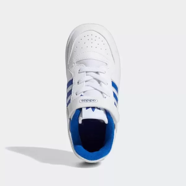 imageadidas Originals BabyBoys Forum Low SneakerWhiteTeam Royal BlueWhite