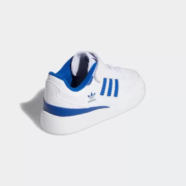 imageadidas Originals BabyBoys Forum Low SneakerWhiteTeam Royal BlueWhite