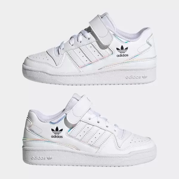 imageadidas Originals BabyBoys Forum Low SneakerWhiteWhiteBlack