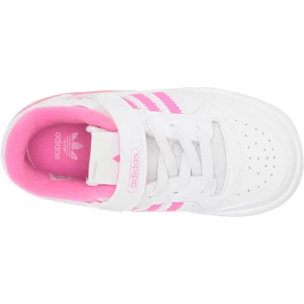 imageadidas Originals BabyBoys Forum Low SneakerWhiteWhiteScreaming Pink