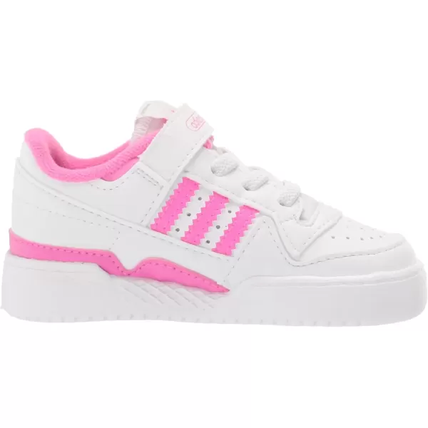 imageadidas Originals BabyBoys Forum Low SneakerWhiteWhiteScreaming Pink