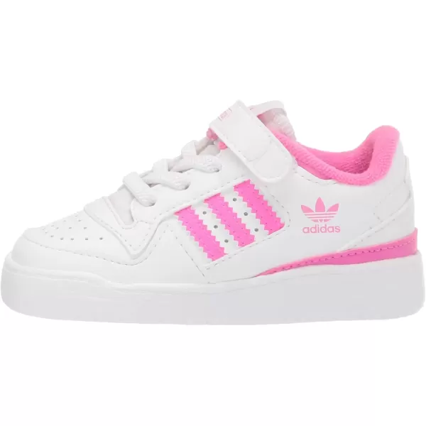 imageadidas Originals BabyBoys Forum Low SneakerWhiteWhiteScreaming Pink