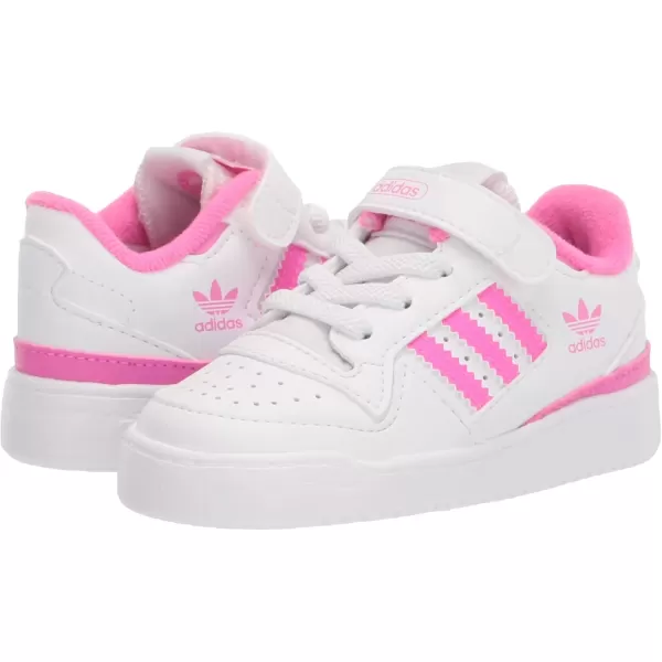 imageadidas Originals BabyBoys Forum Low SneakerWhiteWhiteScreaming Pink