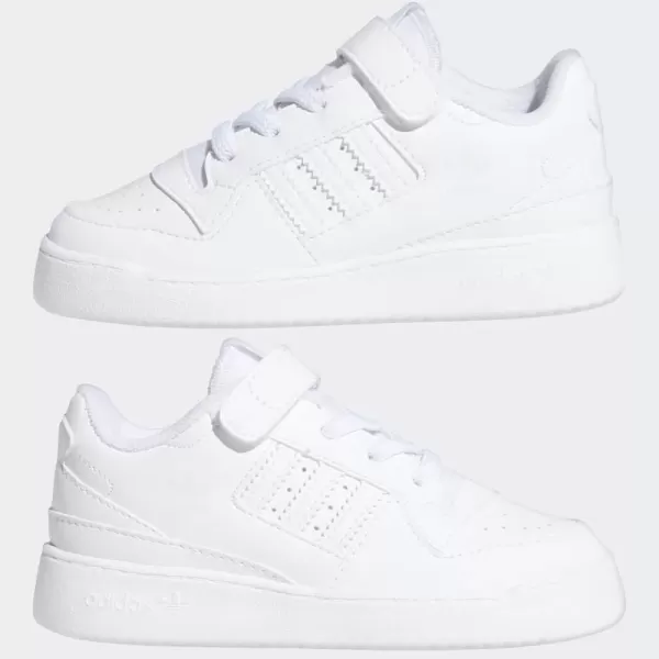 imageadidas Originals BabyBoys Forum Low SneakerWhiteWhiteWhite