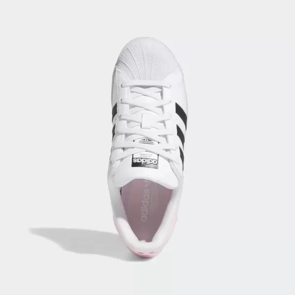 imageadidas Originals UnisexChild Superstar Legacy SneakerCloud WhiteCore BlackClear Pink