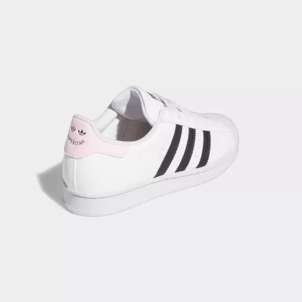 imageadidas Originals UnisexChild Superstar Legacy SneakerCloud WhiteCore BlackClear Pink